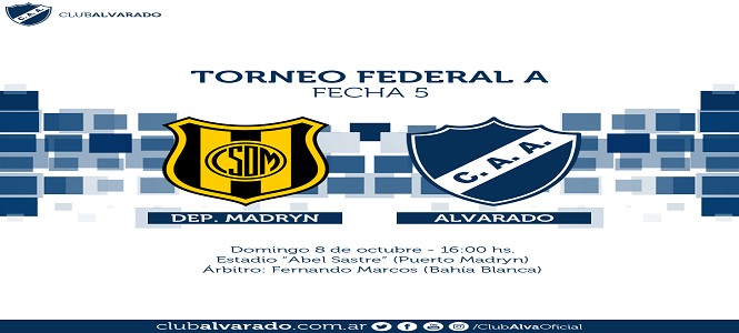 ALVARADO, FEDERAL A, DEPORTIVO MADRYN