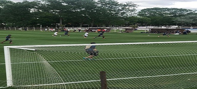 Lanus, San Martín de Burzaco, Fútbol, Amistoso. 