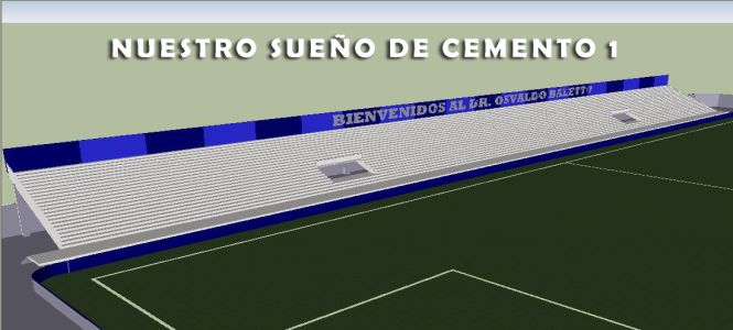 nueva tribuna, San Telmo, cemento, Las Heras, Ferraresi, candombero